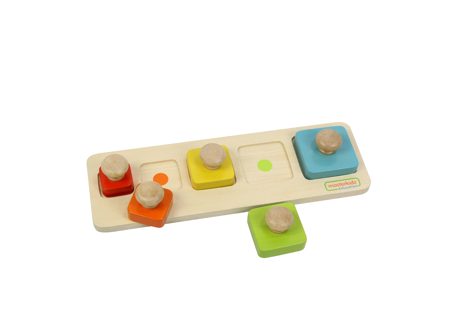 Size and Color Matching Peg Puzzle
